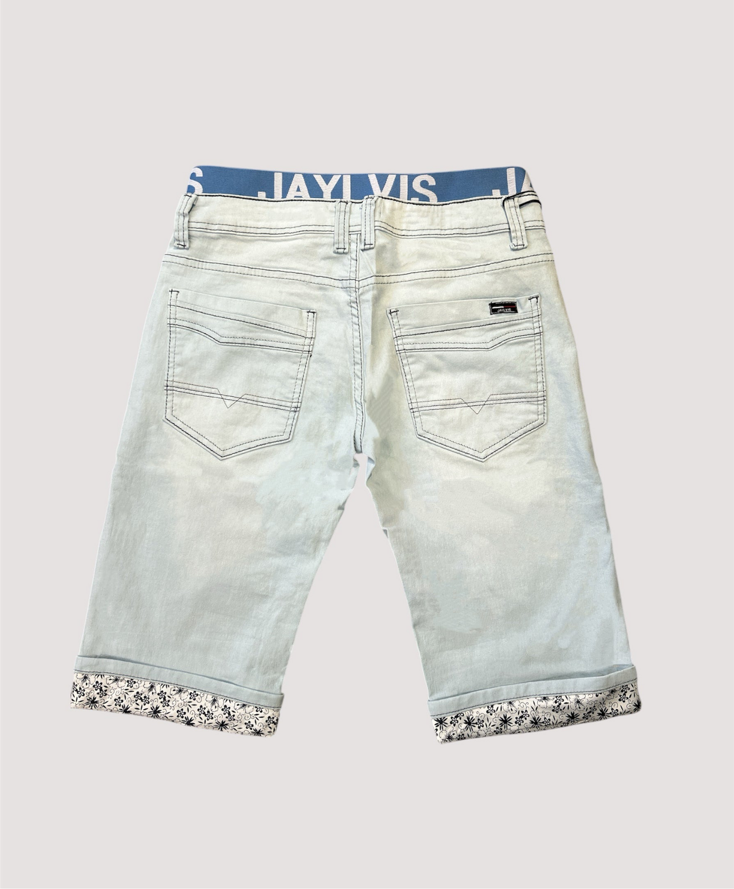 Short en jean bleu