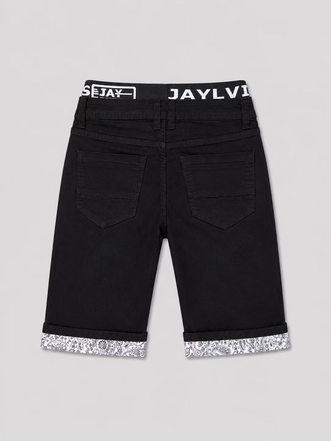 Short en jean noir js1761