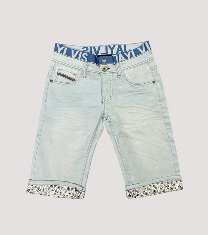 Short en jean bleu