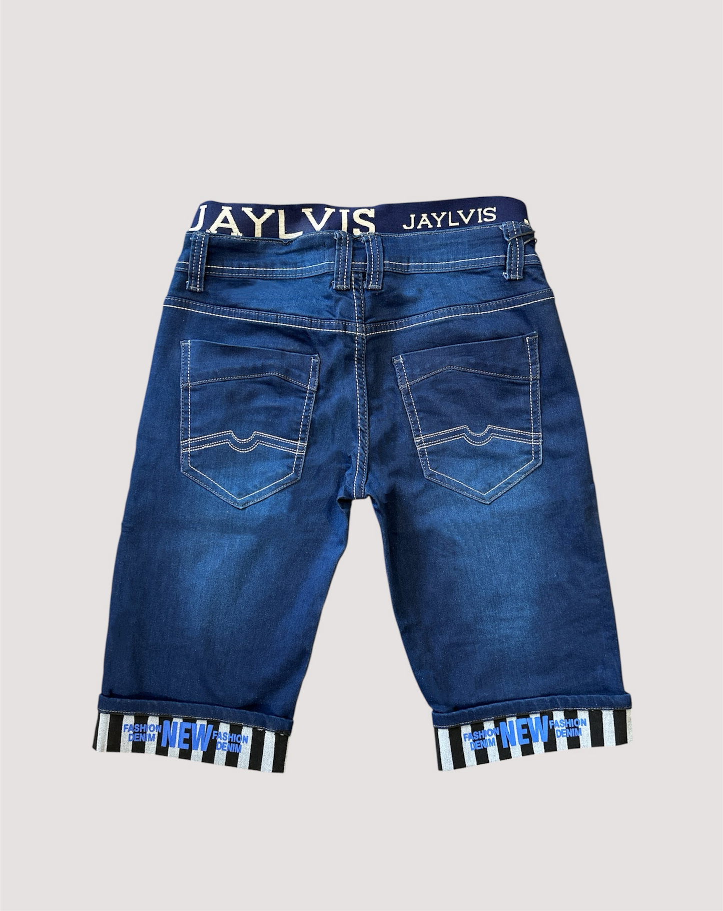 Short en jean Bleu
