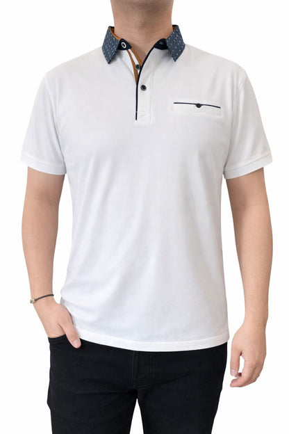 Polo col contraste élégant