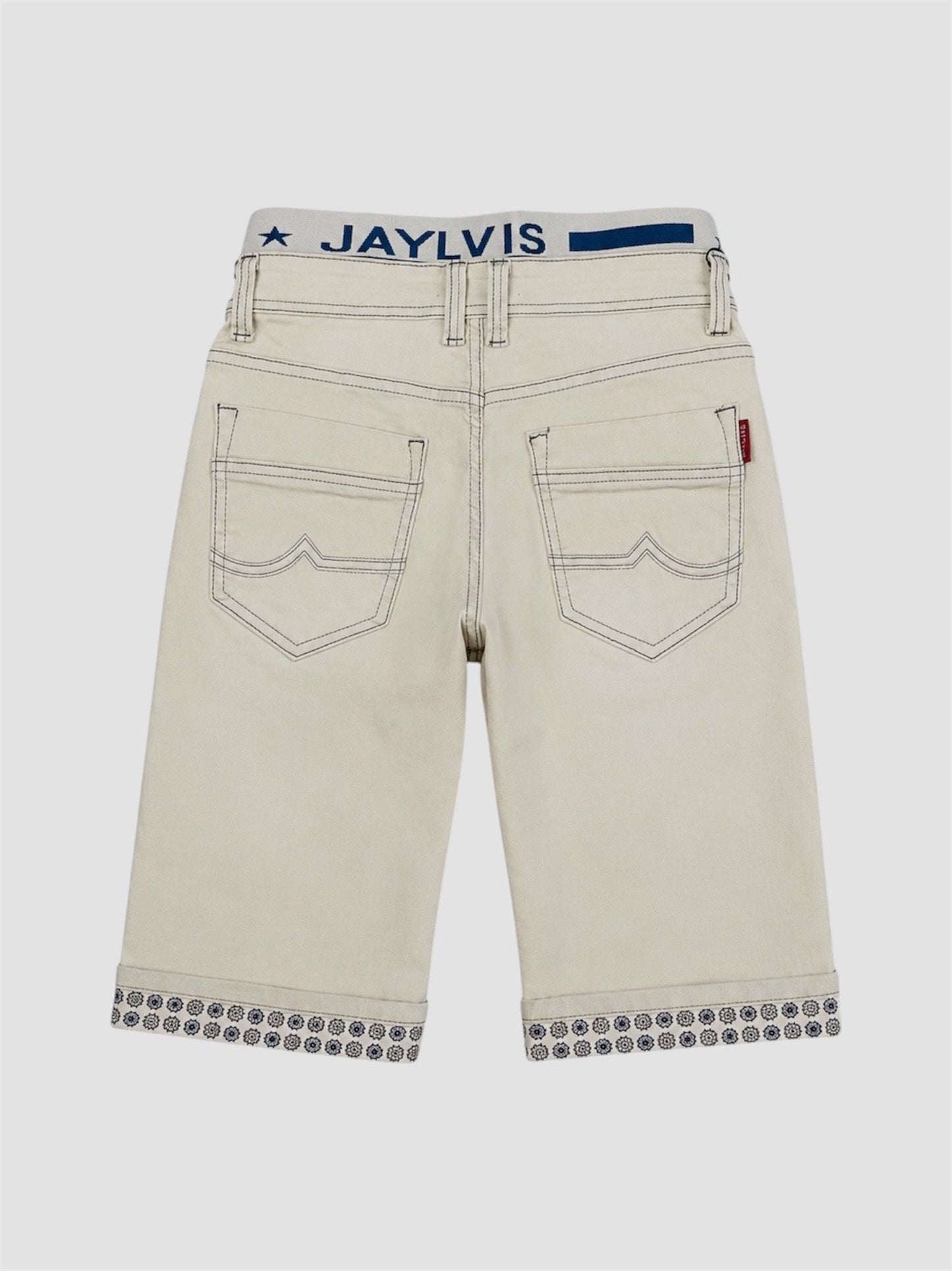 Short en jean Beige foncés