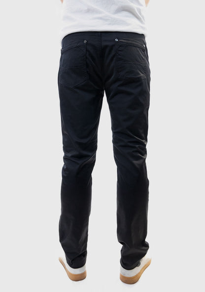 Jeans noir satiné ajusté