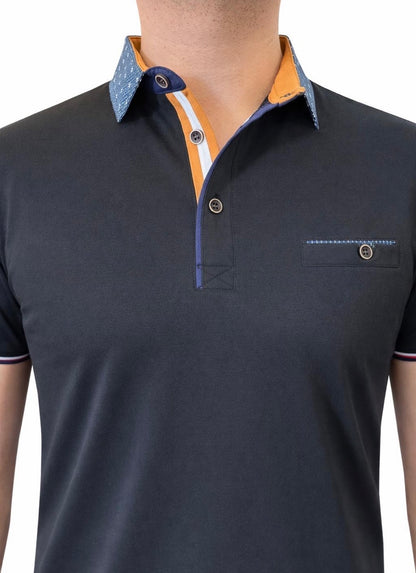 Polo col contraste élégant