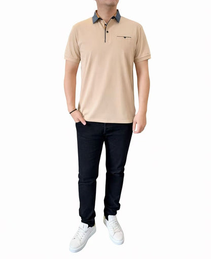 Polo col contraste élégant