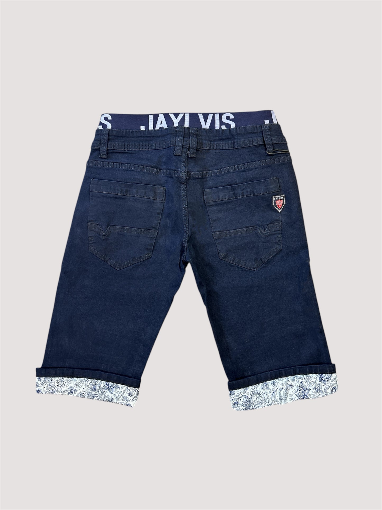 Short en jean bleu