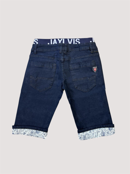 Short en jean bleu
