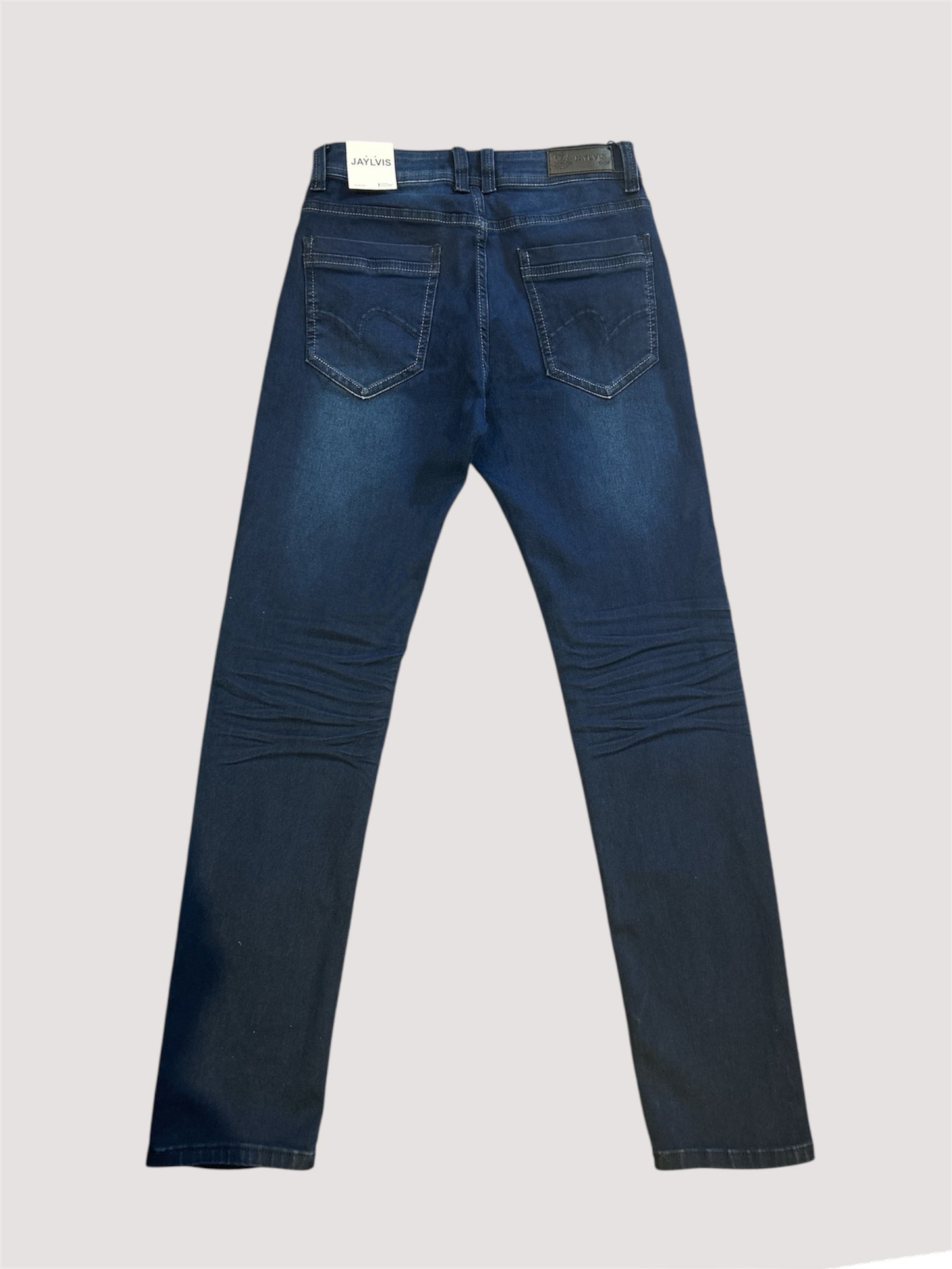 Jeans bleu stone ajusté