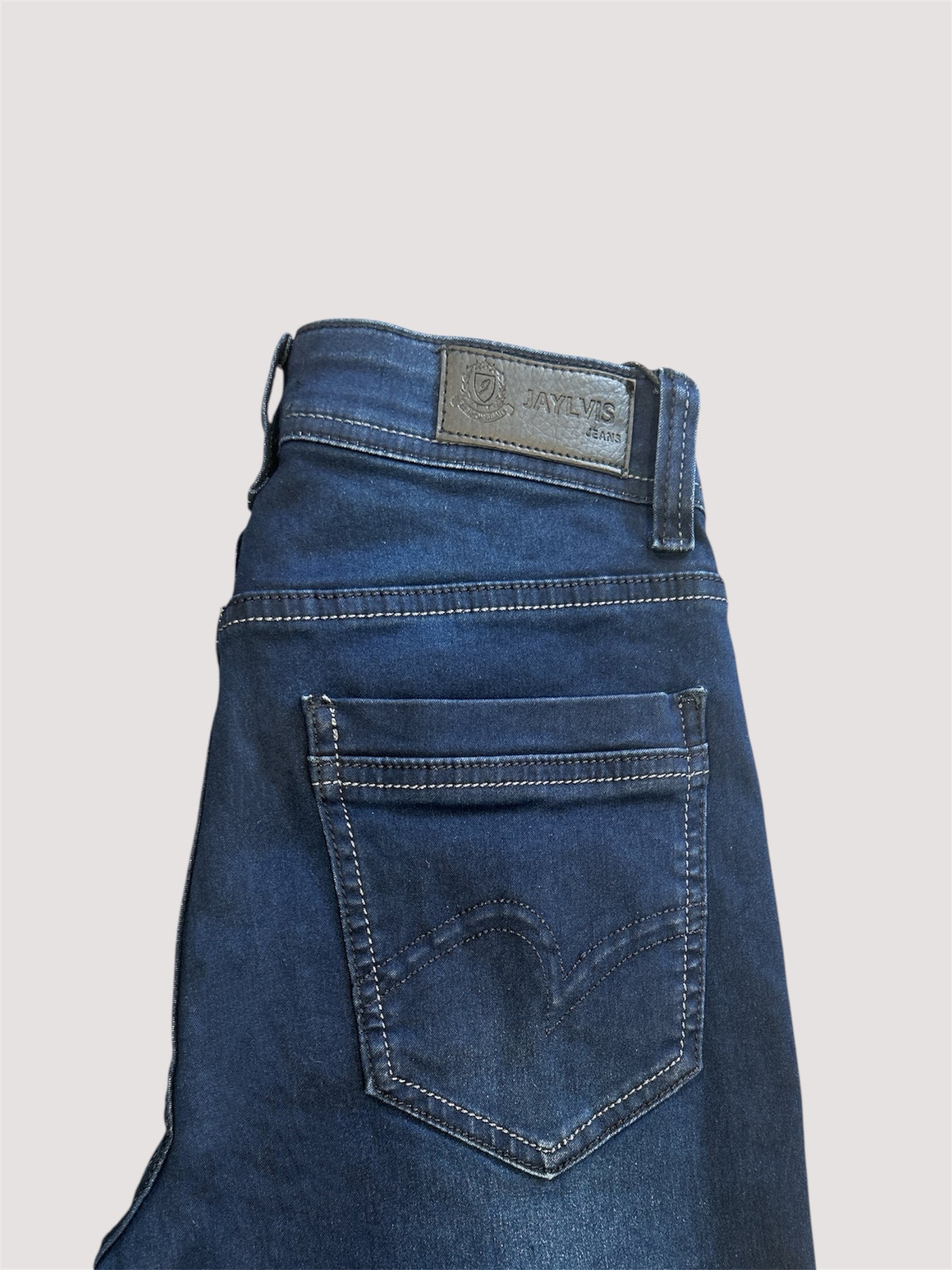 Jeans bleu stone ajusté