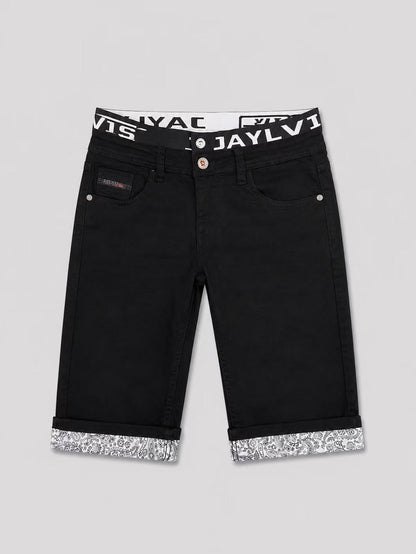 Short en jean noir js1761