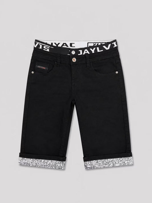 Short en jean noir js1761