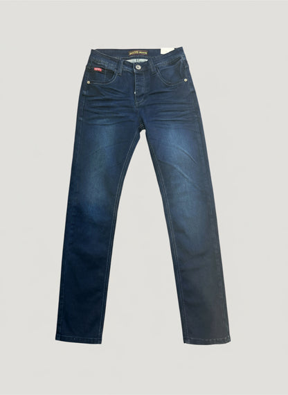 Jeans bleu stone ajusté
