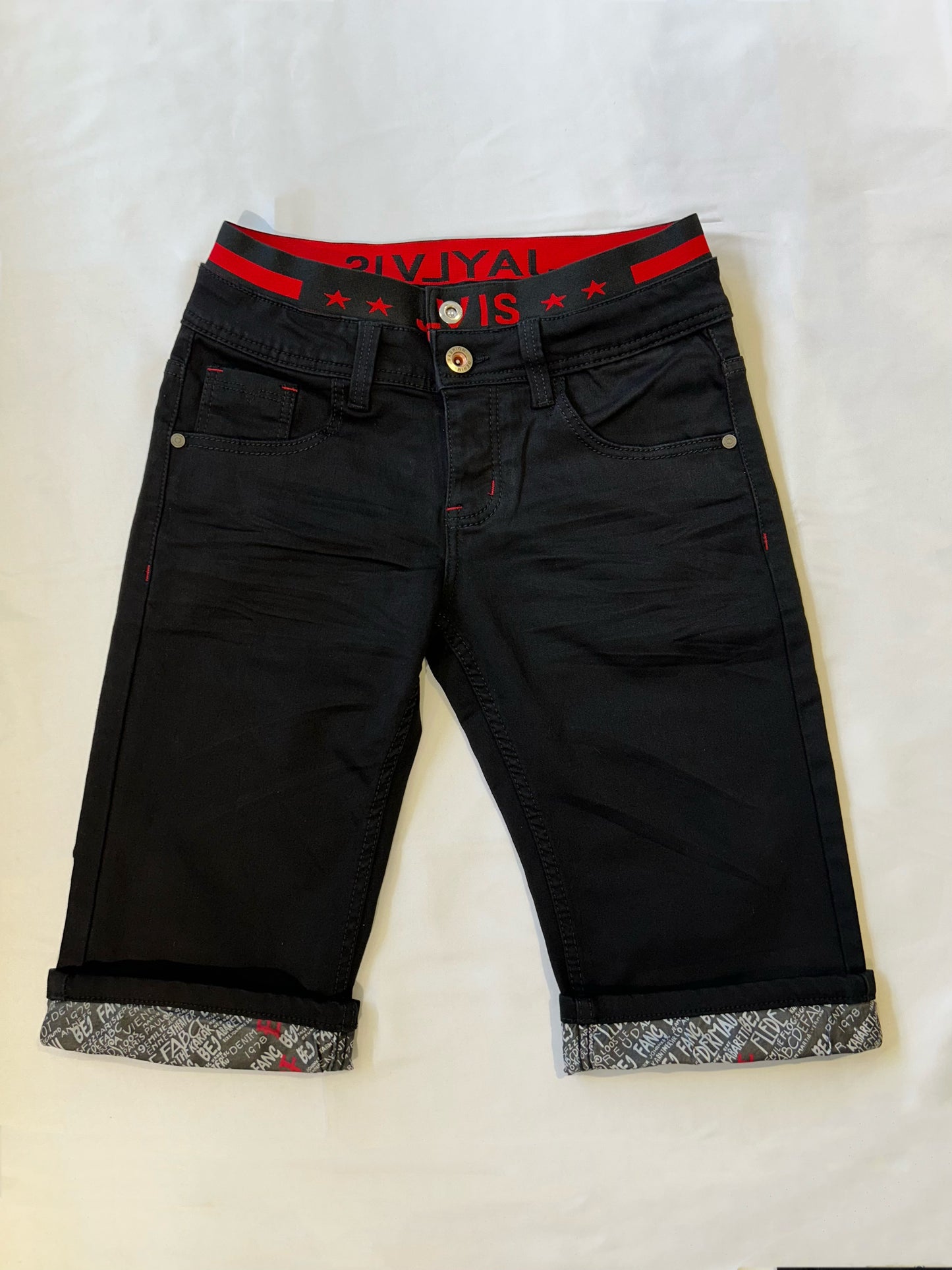Short jeans noir