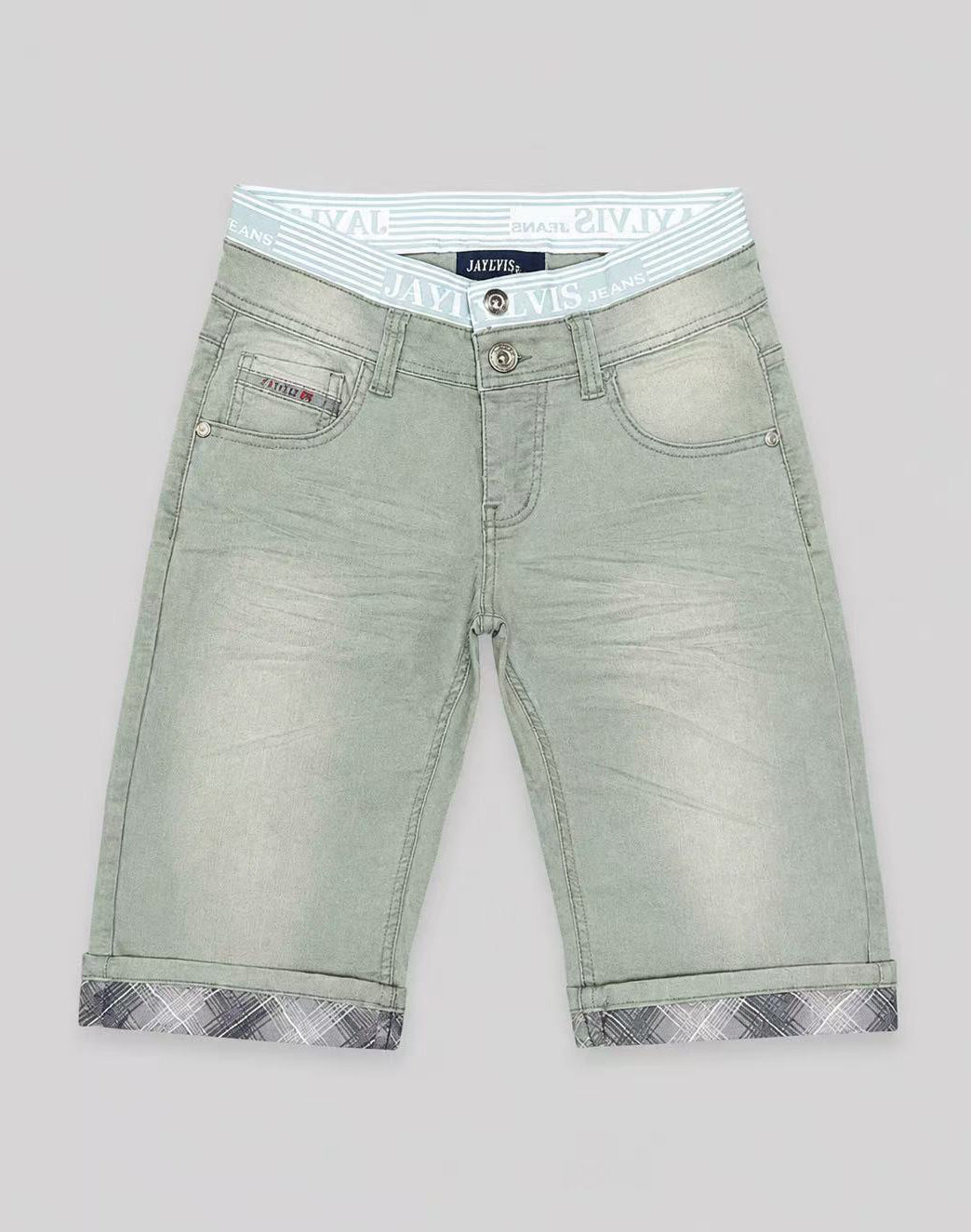 Short en jean vert d’eau js1722