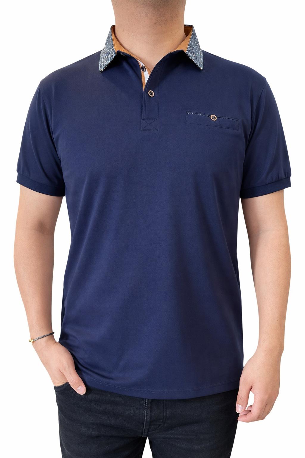 Polo col contraste élégant