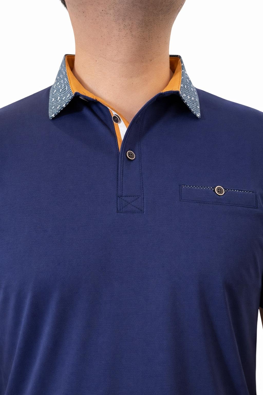Polo col contraste élégant