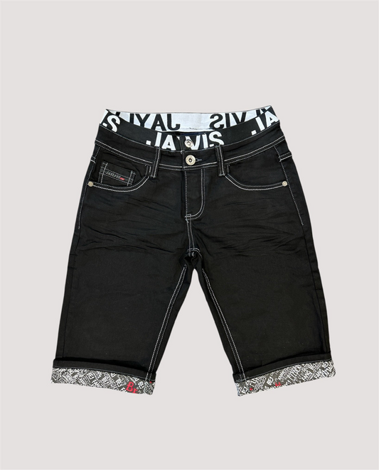 Short jeans noir