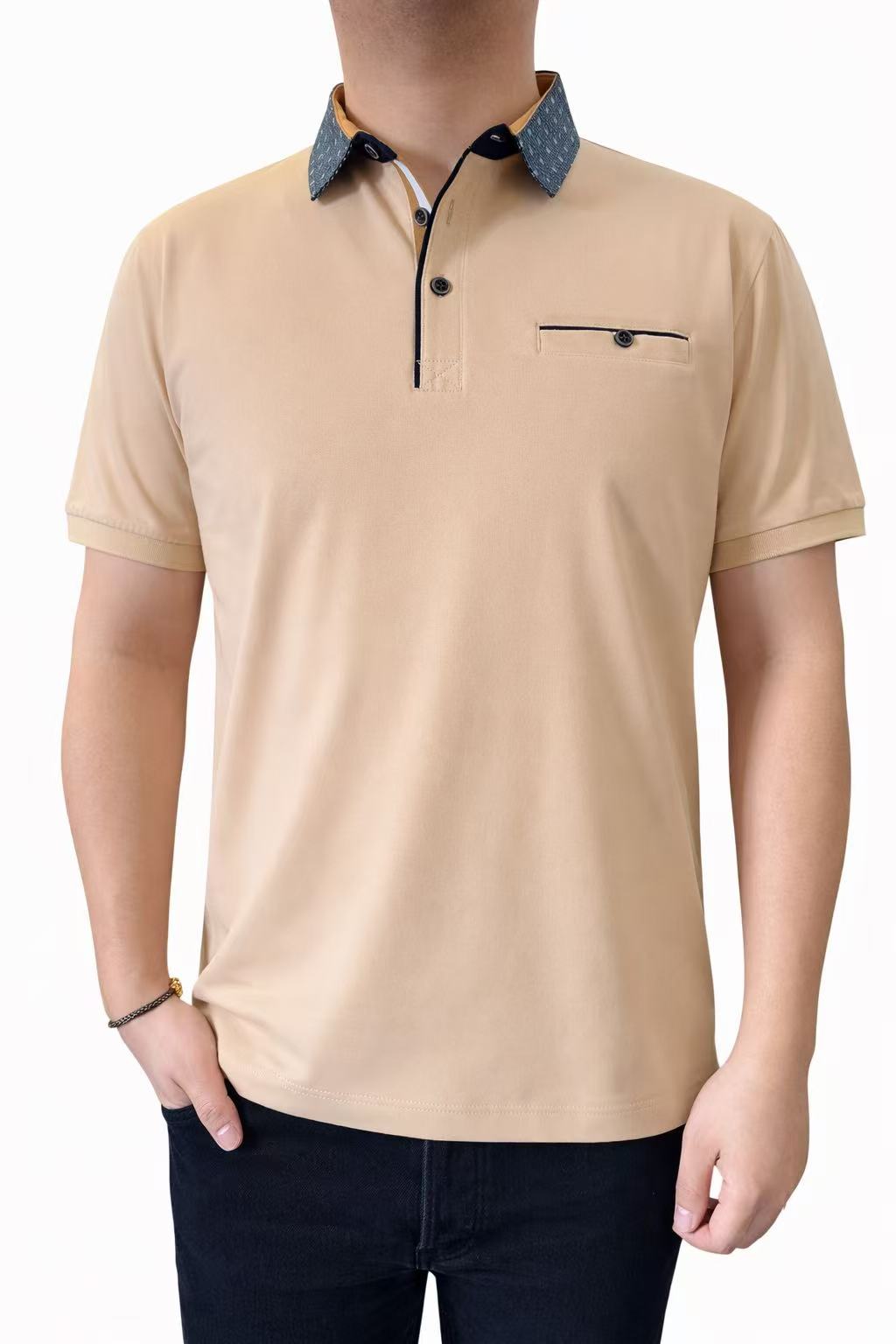 Polo col contraste élégant