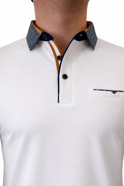 Polo col contraste élégant