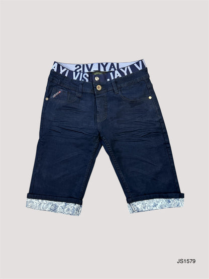 Short en jean bleu