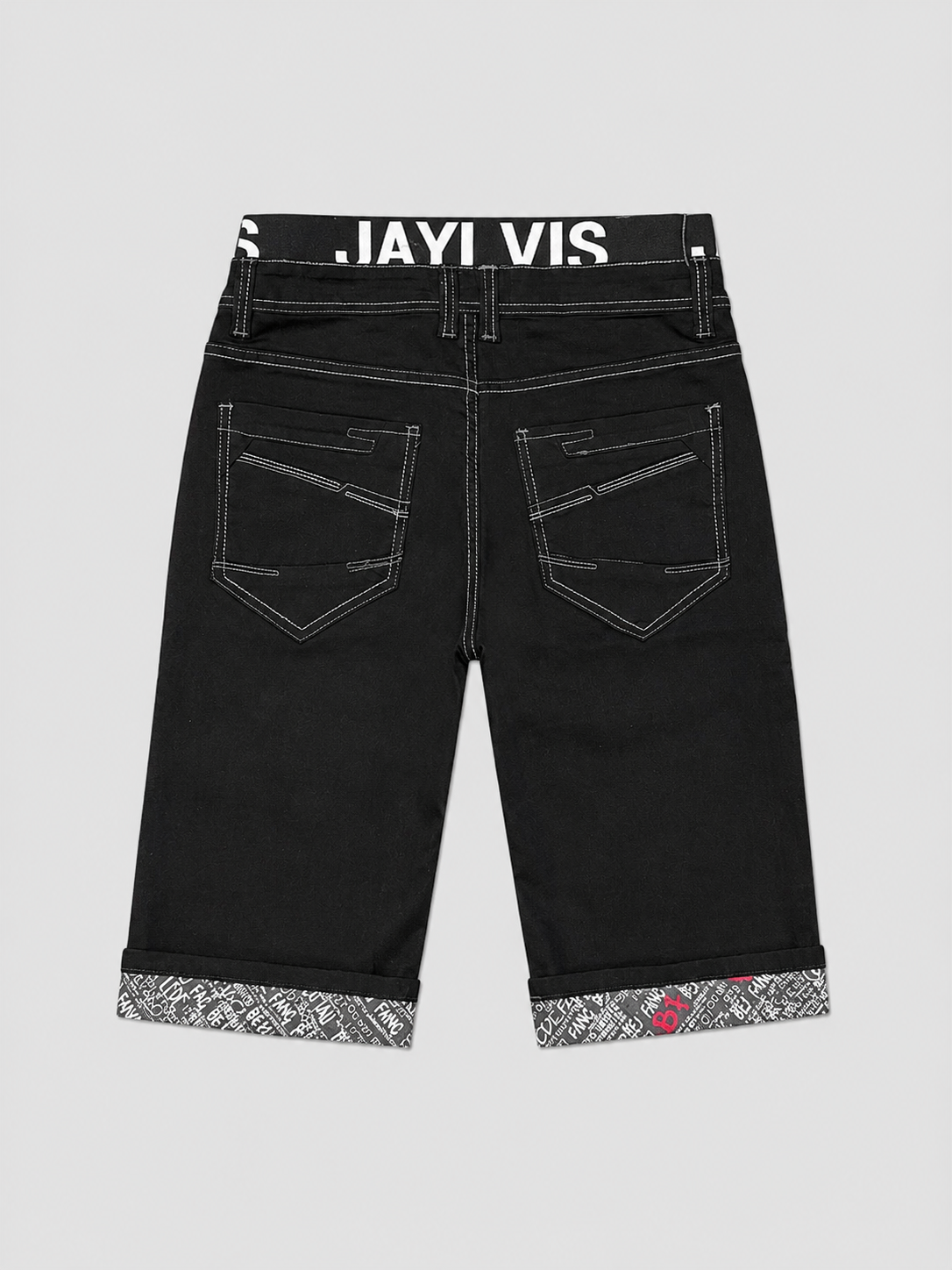 Short en jean noir js1662