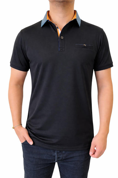 Polo col contraste élégant