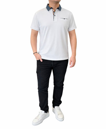 Polo col contraste élégant